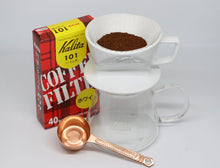 Load image into Gallery viewer, Kalita & Narumi 101 Coffee Dripper (White)