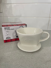 Load image into Gallery viewer, Kalita 101 Coffee Dripper (White)
