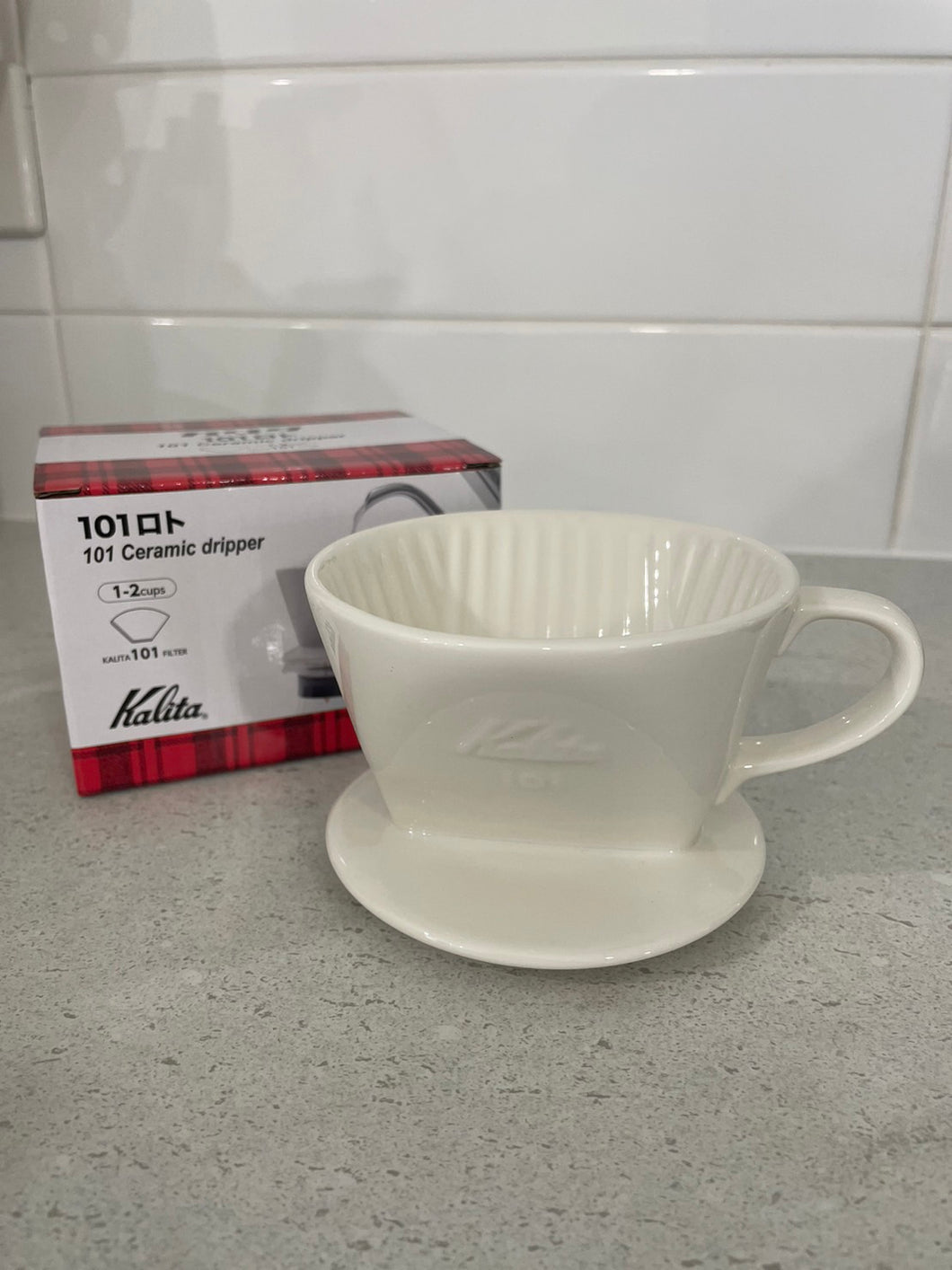 Kalita 101 Coffee Dripper (White)