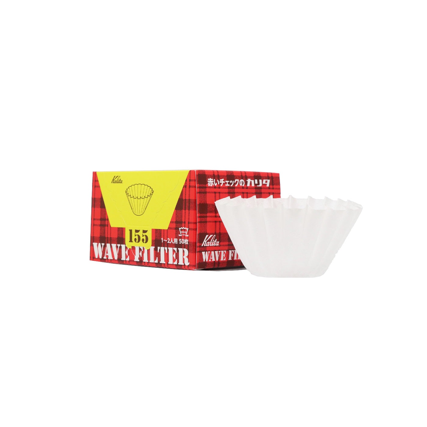 Wave Filter Kalita 155 Wave series Coffee Filter (50P) | Dear Deer Coffee Roasting Bar
