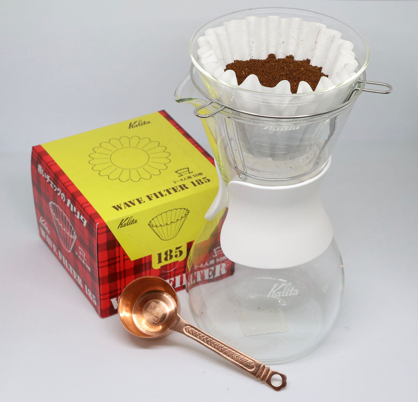 Kalita 185 Wave series Coffee Filter (50P) Dear Deer Coffee Roasting Bar